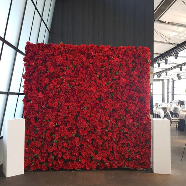Fiery Red Flower Wall - Image 5