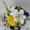 Mixed Flowers in a ceramic vase