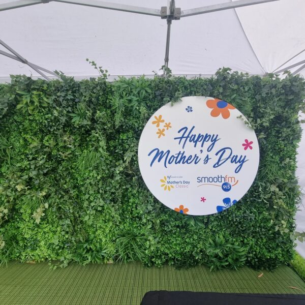 Lush Green Flower Wall (With or Without White Roses) - Image 4